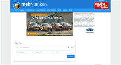 Desktop Screenshot of mehr-tanken.de