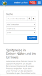 Mobile Screenshot of mehr-tanken.de
